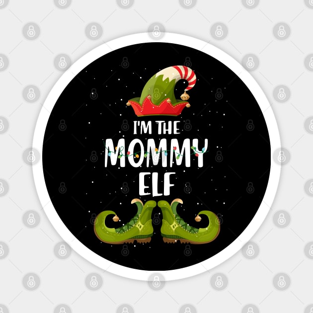 Im The Mommy Elf Shirt Matching Christmas Family Gift Magnet by intelus